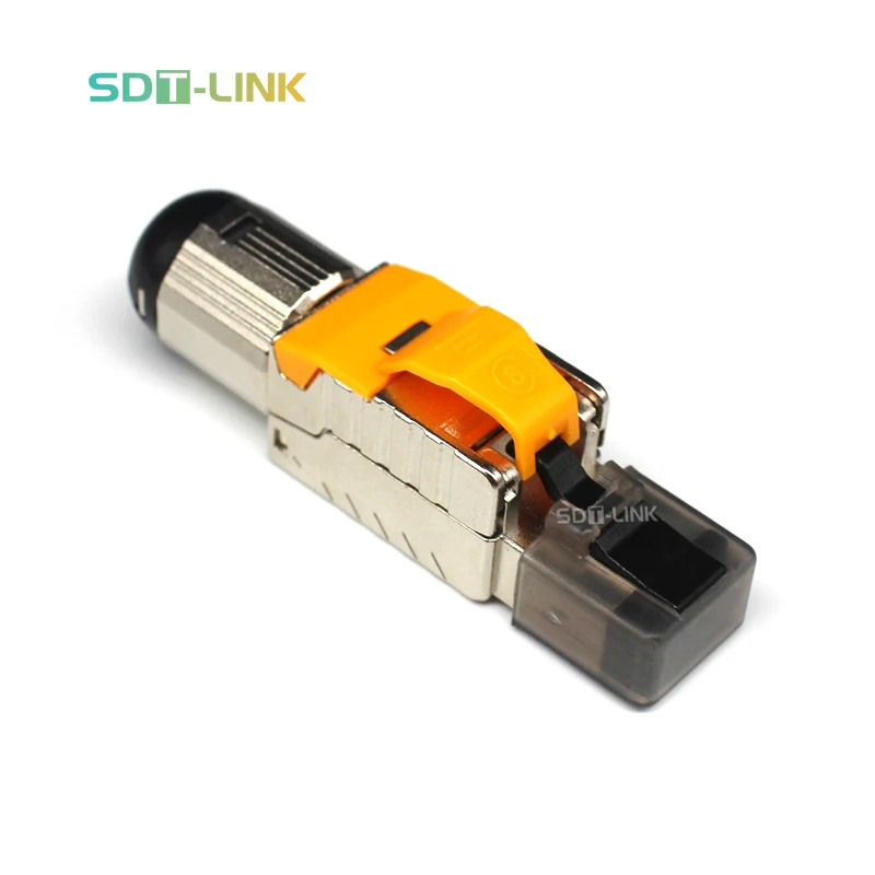 Factory OEM CAT8 CAT 8 STP FTP Tool Free Shielded  8P8C RJ45 Toolless Modular Plug CAT8 RJ45 Connector Plug Best Price