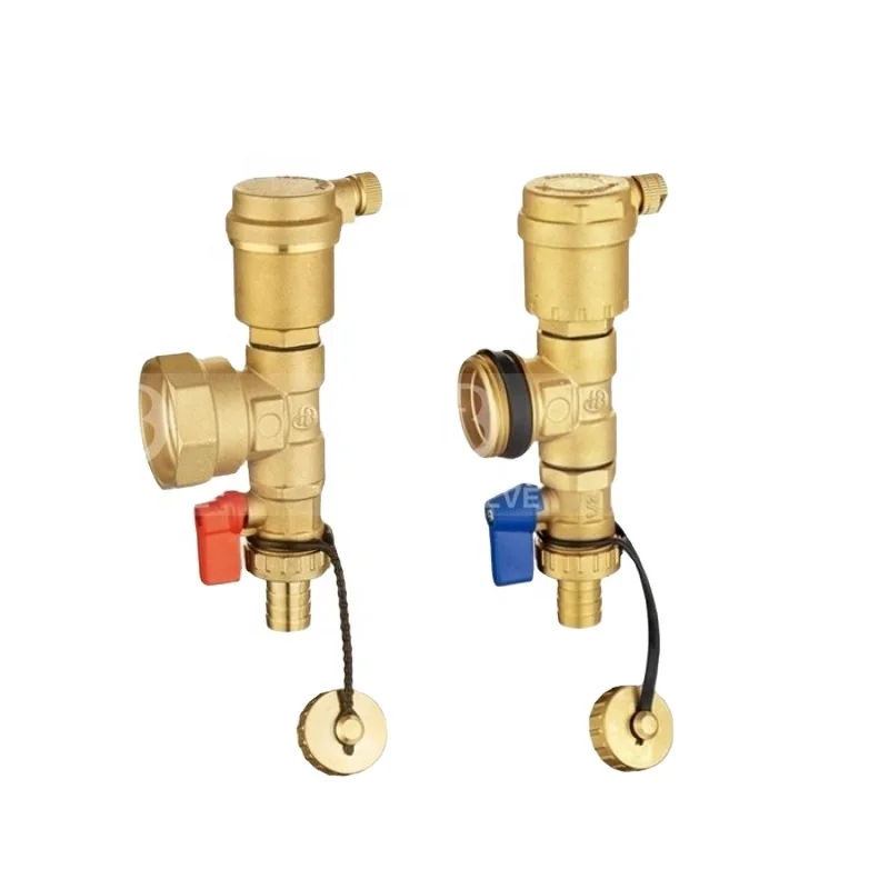 Brass Hydraulic Automatic Air Vent and Drain Valve 1/2'-1'inch for Manifold