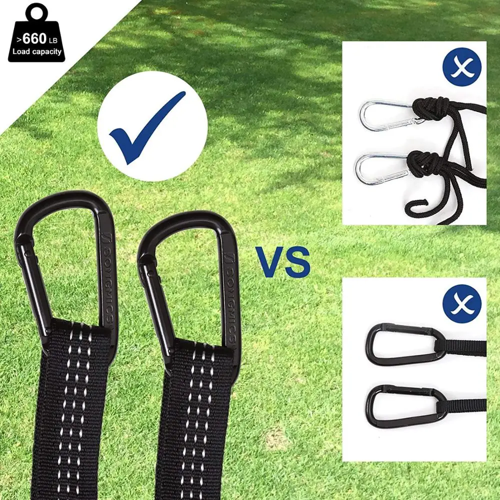 Top Seller 2024 Softest Nylon 600LBS Camp Double Hammock