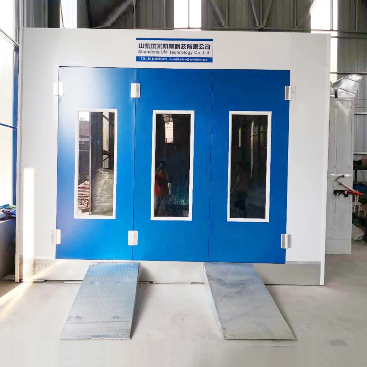 CE approved automatic spray painting booth /spray paint booth indoor/car paint room price