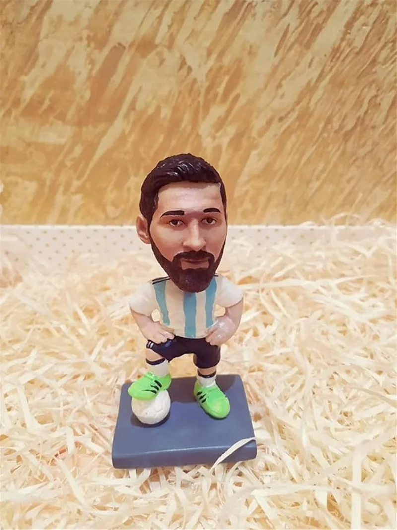 Lionel Messi Custom Durable Resin Bobblehead for Home Decor Sports Bar Display Football Souvenir Figurines