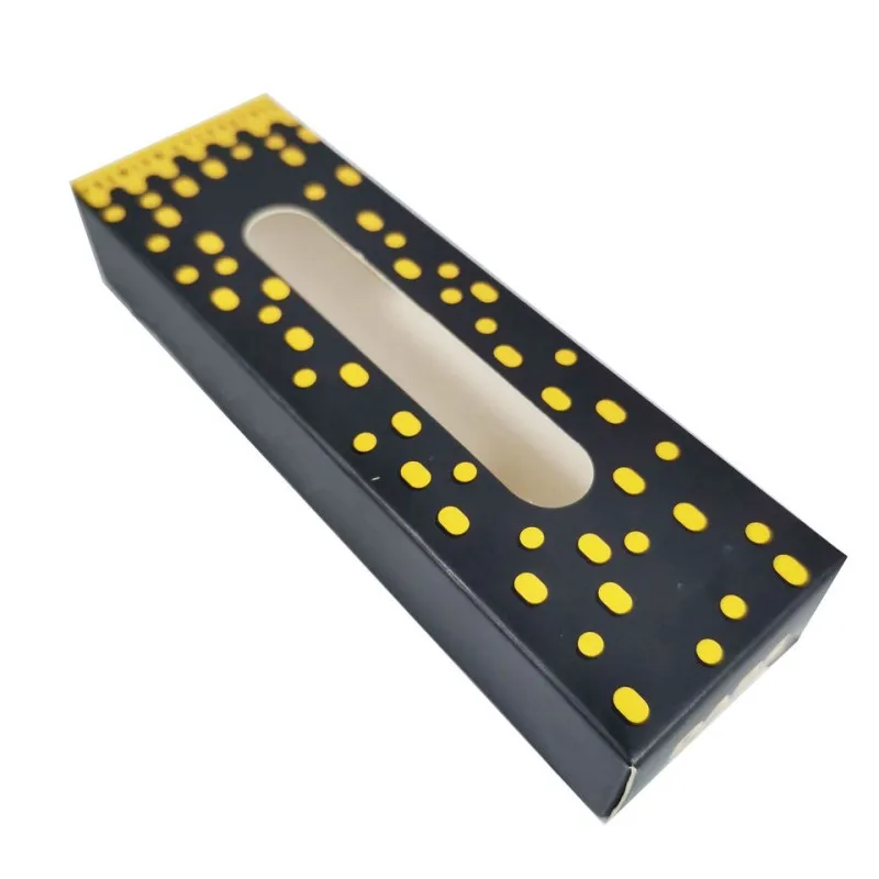 Custom LOGO OEM Printed folding type flat Packing Box 0.5ml 1ml EVA window cart Cartridge packaging box with insert customize