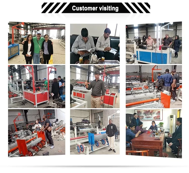 automatic chain link fence making machine 