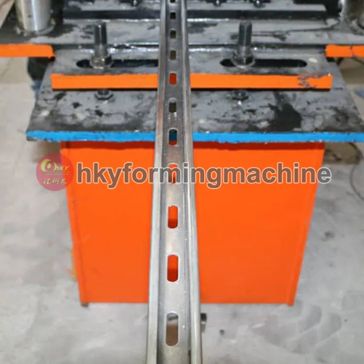 New 2023 Automatic aluminum stainless steel metal electrical perforated Cable tray ladder punching roll forming making machine