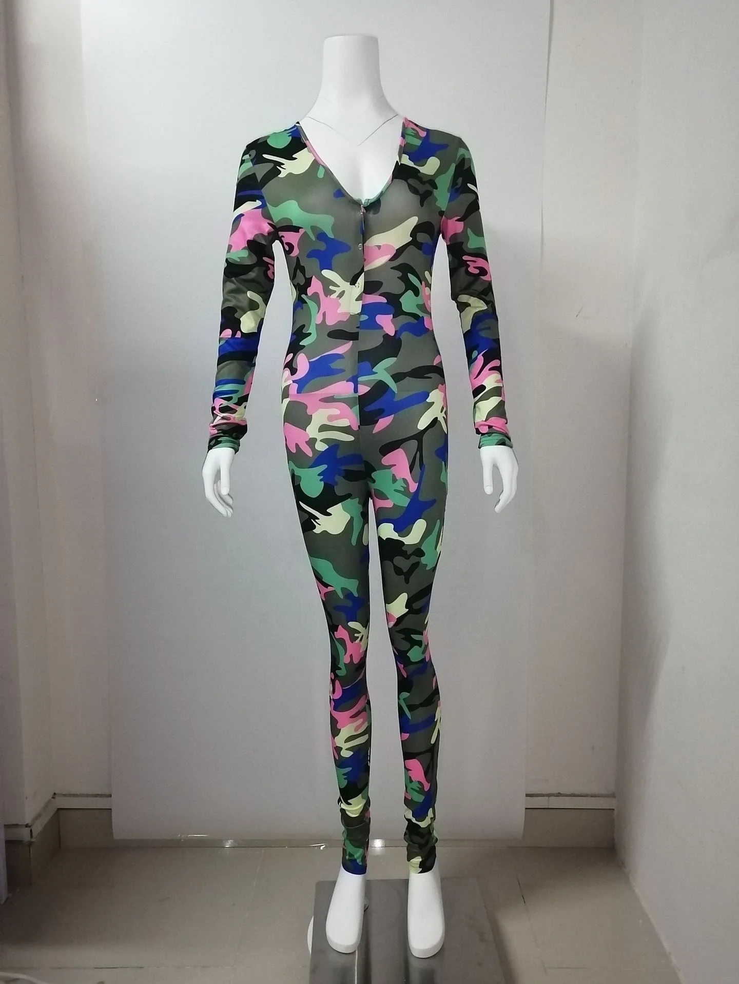 
Long sleeve womens house wear onesie sexy for women butt flap 