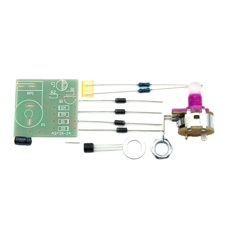 Dimmers Light Board Kit DIY Unidirectional Thyristor Table Lamps Dimming Practice Board Integrated Circuits Electronic Parts