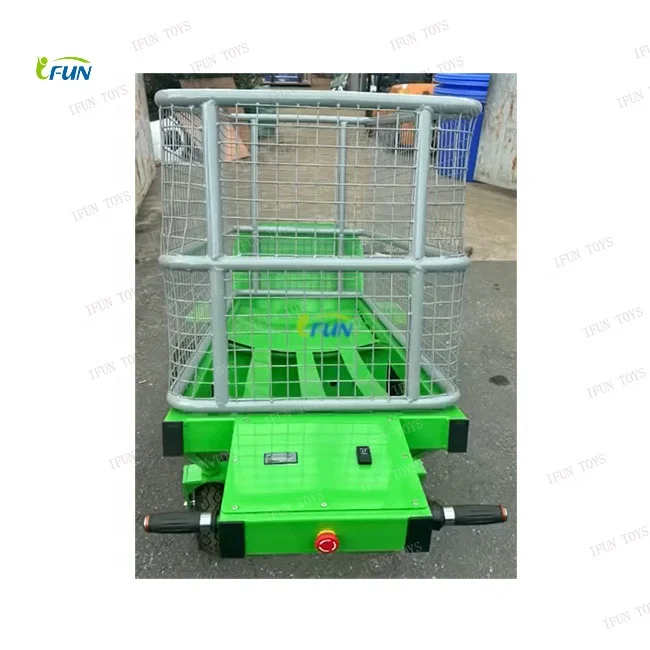Commercial electric move car trailer jumping castle dolly hand truck heavy duty dolly with frame for inflatable
