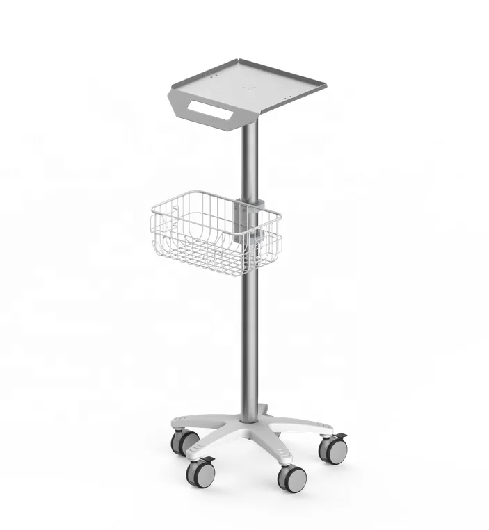 High Quality ECG Doctor Trolley Computer Cart Hospital Trolley