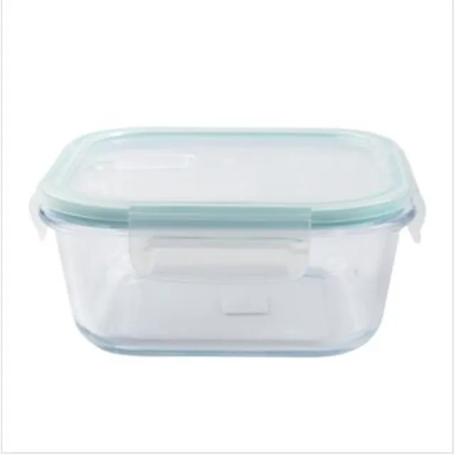 Kitchen container set High Borosilicate Glass Vacuum Food Storage Container Lunch Box With Lids lunch box