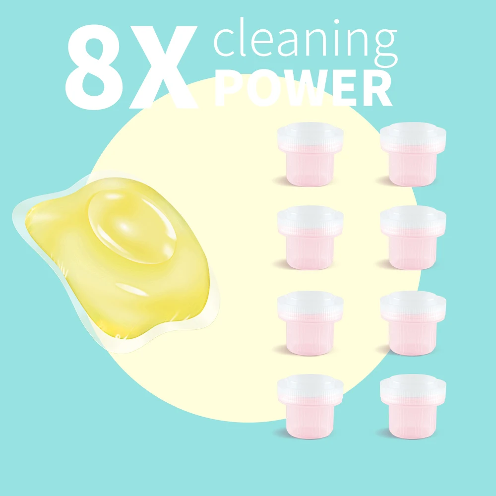 FAMOUS professional private label detergent capsule manufacturer laundry pods