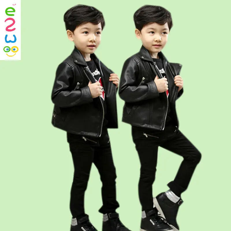 2015 Plus-size Leather Jacket For Boys