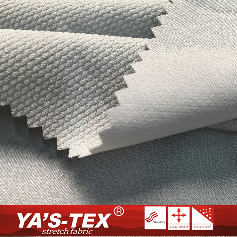 4 way stretch Polyester Spandex Cleancool Jacquard Silver ion antibacterial fiber deodorant functional fabrics for clothing