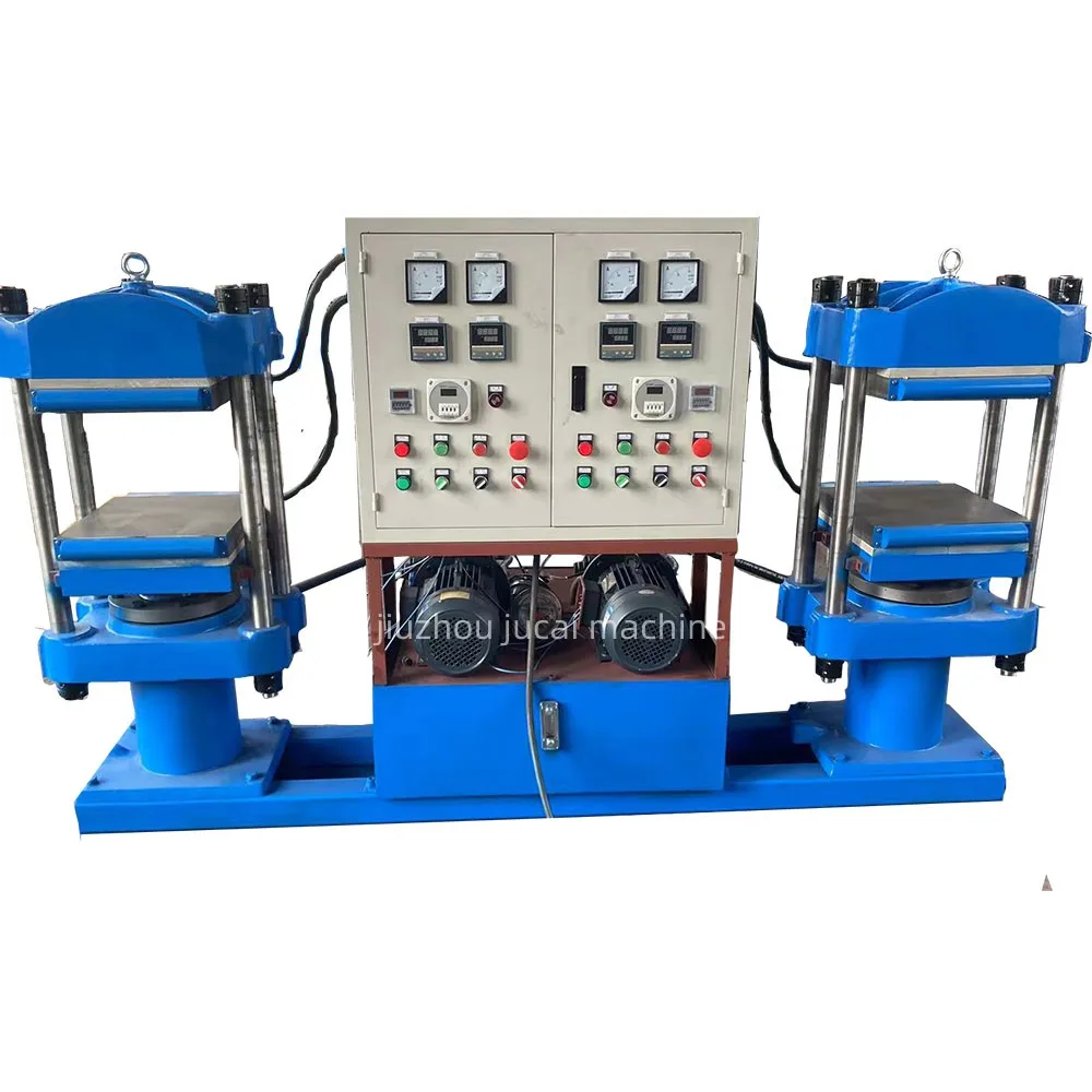 Double Station plate rubber vulcanizer Press Machine Rubber Sole Molding Making Machine