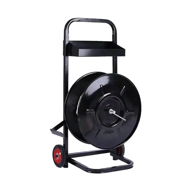 Steel Material Hand Strapping Dispenser Cart for plastic PP strap