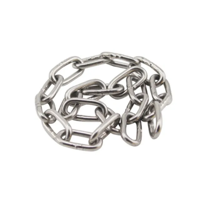 chain stainless steel manufacturer 304 316 Stainless Steel Flashing Welded Link Chain For Heavy Duty Industrial