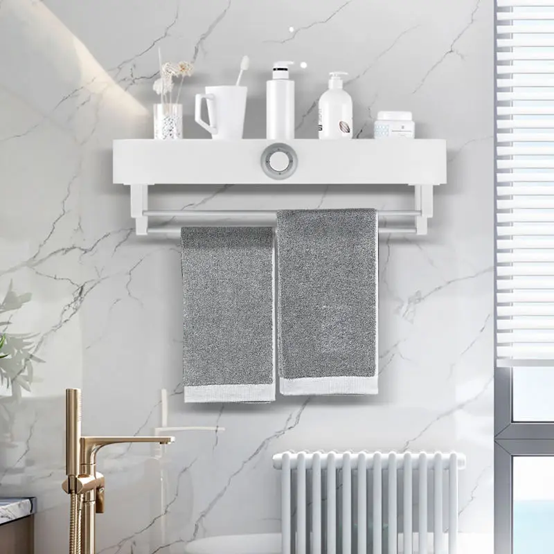 Wholesale Electric Heated Towel  Wall Mounted Bathroom Dryer Rack Smart Warmer Towels