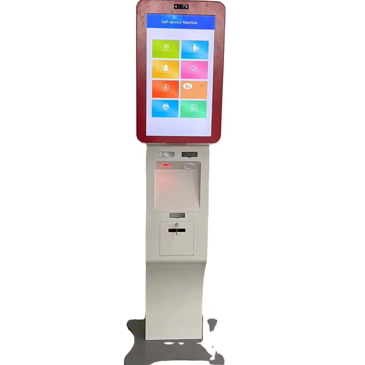 HZ customization Latest Design Touch Screen POS System Supermarket retail check out kiosk Self Pay Machine ordering kiosk