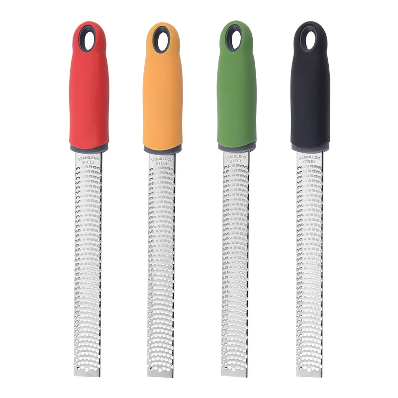 Stainless steel multifunctional cheese grater Zest knife Chocolate Cheese Comfort handle Grater Lemon grater