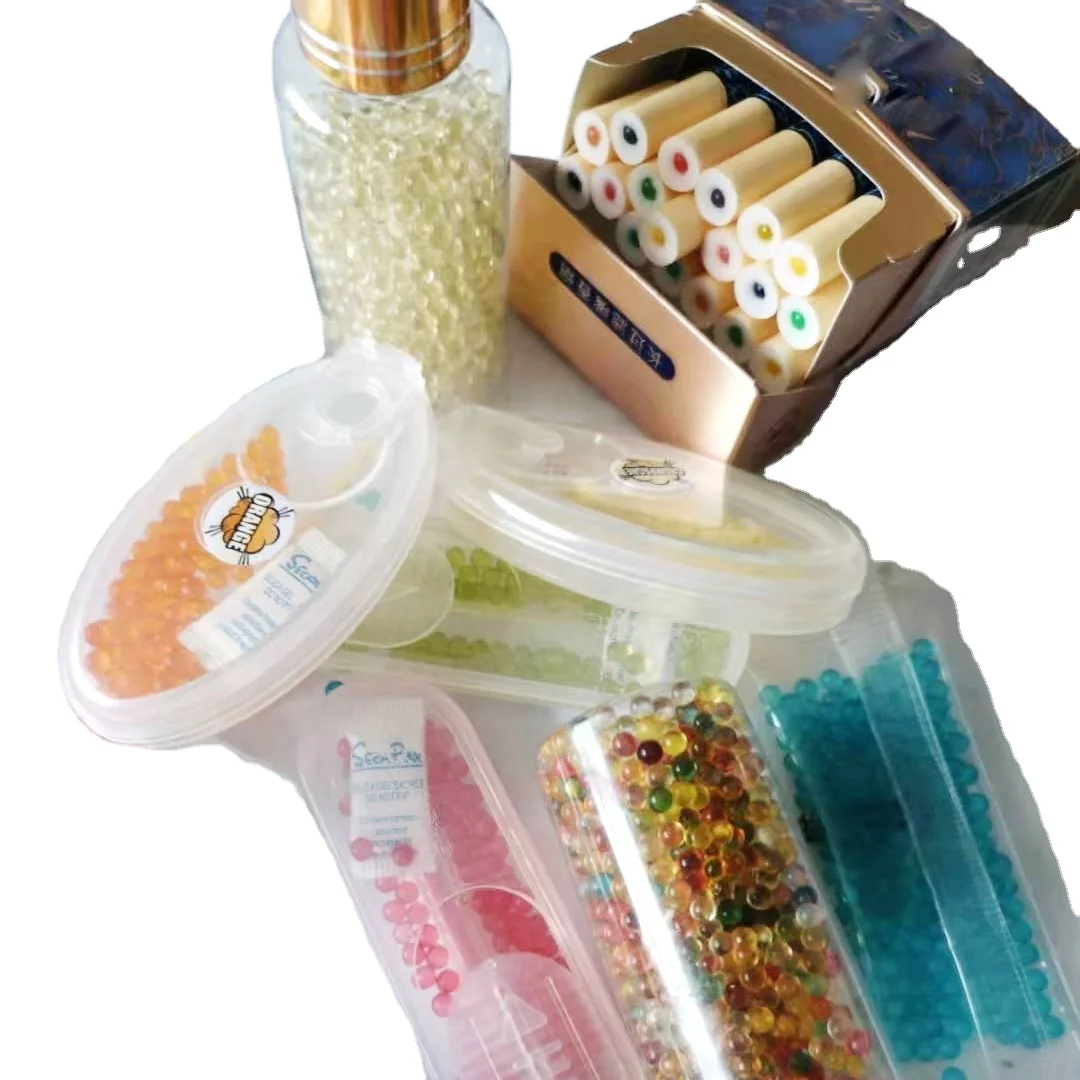 Hot selling Cigarettes bead DIY smoking accessories Cigarettes capsule Capsule filter rod cellulose acetate for cigarette filter