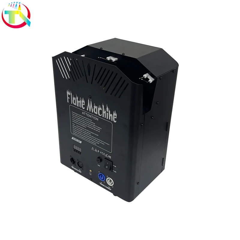 2024Tongxin New 600W Fire Flame Machine with Three Heads Party Concert Venue Suitable Stage Equipment Dry Ice Product Genre