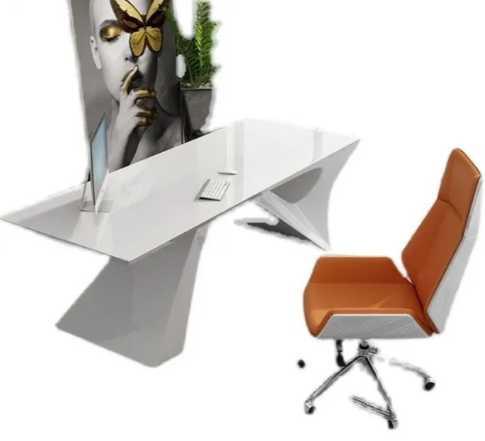 Factory Price Executive Modern Office Furniture Office Table Modern luxury dining table set Concrete