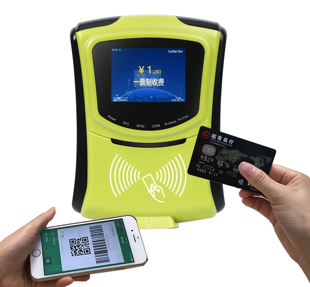 Bus Access control system prepaid card reader bus ticketing device top up card payment terminal