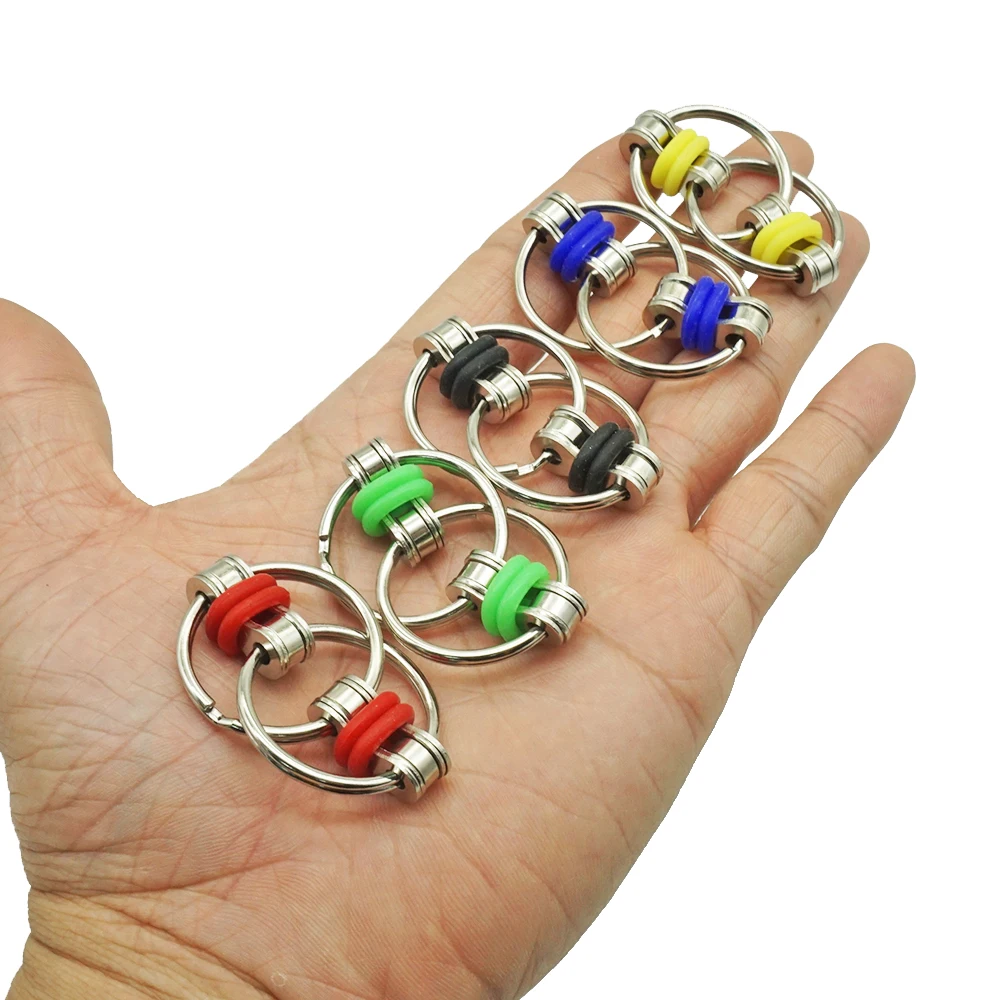  Палец Fidget Flippy велосипед цепь кольцо игрушка снимает стресс тревога для