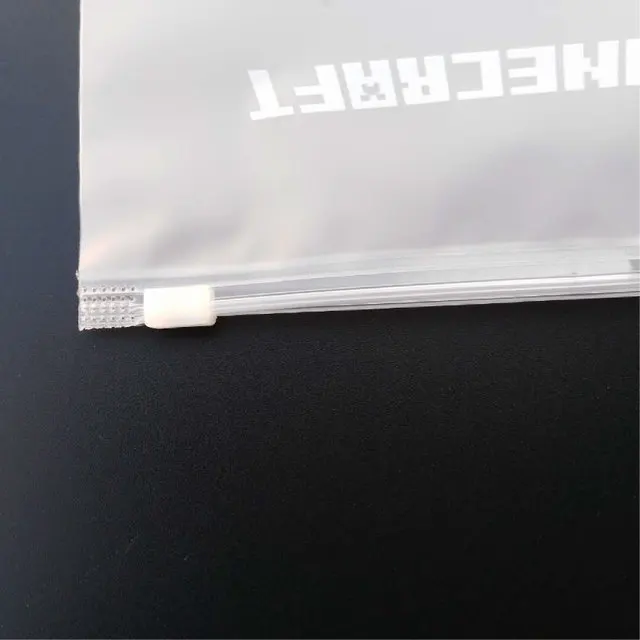 
Reusable custom one side transparent packaging bag custom zipper bag 