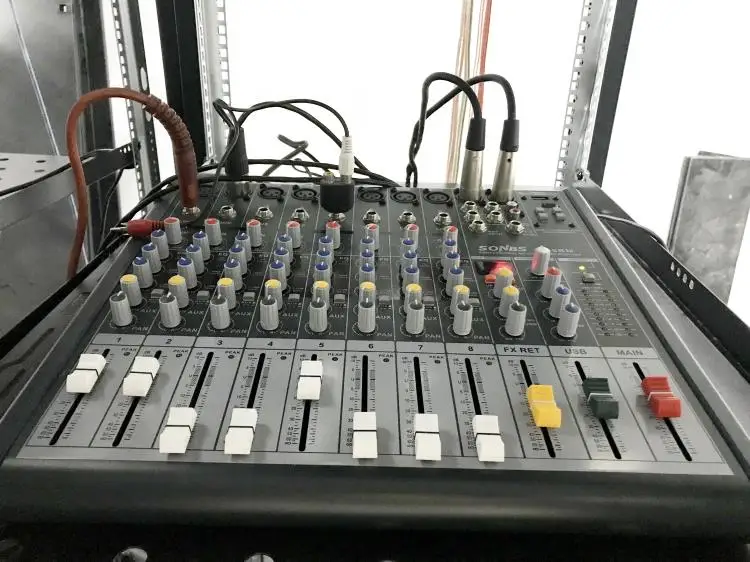 best selling bluetooth USB 8-channel ktv mixer music dj equipment pioneer controller