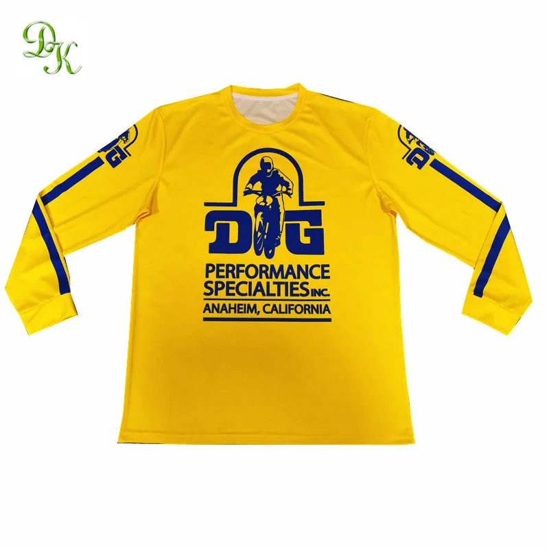 100% polyestercustom design sublimation motorcycle  jersey