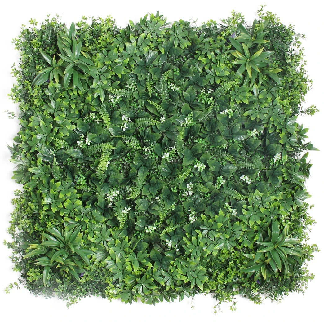 GM-10Anti-UV Plastic High Quality Artificial Hedge Boxwood Panels Green Plant Vertical Garden Wall For Indoor Outdoor Decoration