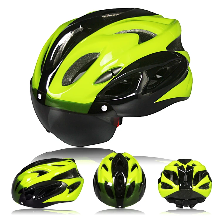 New design custom 0.6 mm special PC EPS solid color round riding flip up motor cycle helmet with windshields