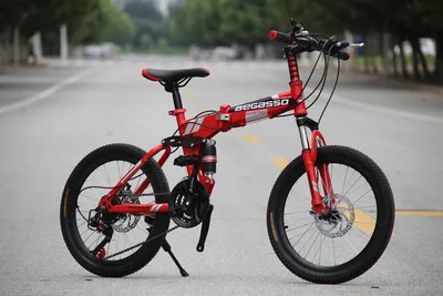 20 Inch Folding Bike 21/24/27 Speed  High-carbon Steel Mountain Bike for Men And Women Students Bicycles