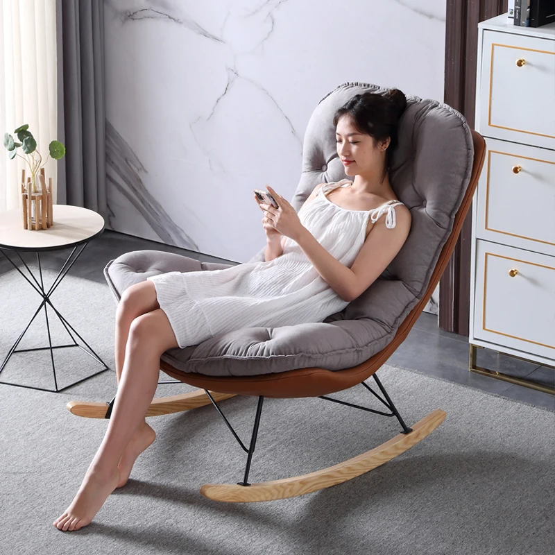 New Arrival Latest Design Cheap Price Popular Product Relax Adult Rocking Chairs Sofa