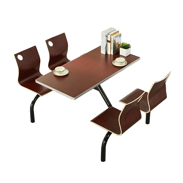 Fast Food Restaurant Furniture  Cafeteria Table and Chair