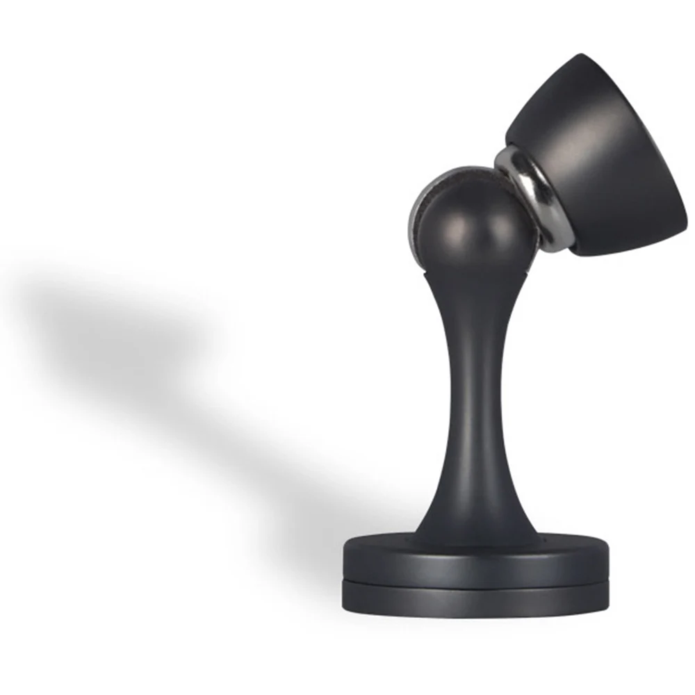 Strong Zinc Alloy Furniture Black BSN Magnetic Door Stopper