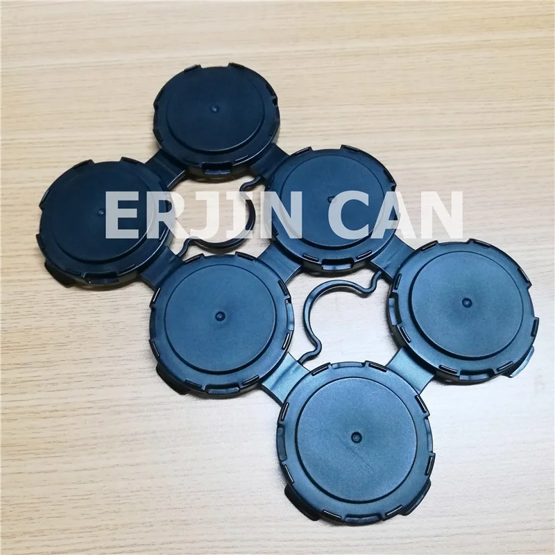 custom 4 pack 6 Pack six pack Plastic beverage can Holder portable aluminum Beer Can Carrier