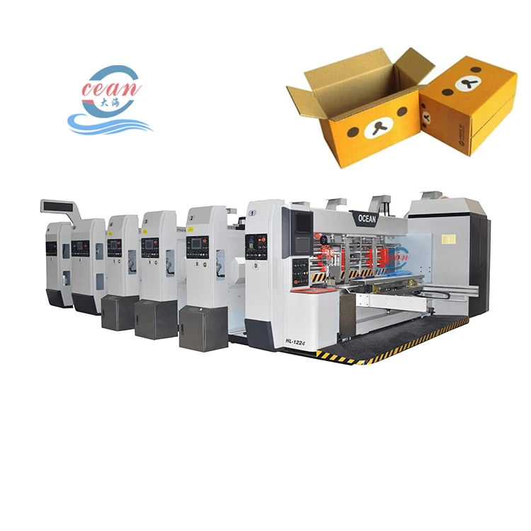 High Speed Kraft Paper Box Making Machine Print Box Machine Cardboard Printing Machine For Sale
