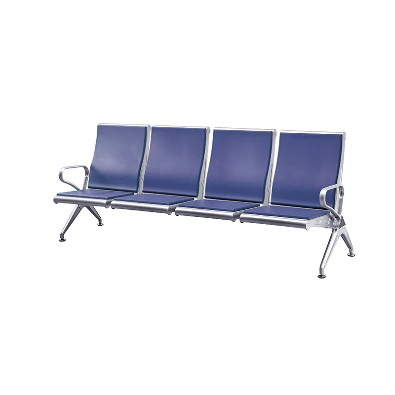 Flya Popular Airport Chair 3 Seats Pu Waiting Benches Seating Beam Gang Waiting Chair