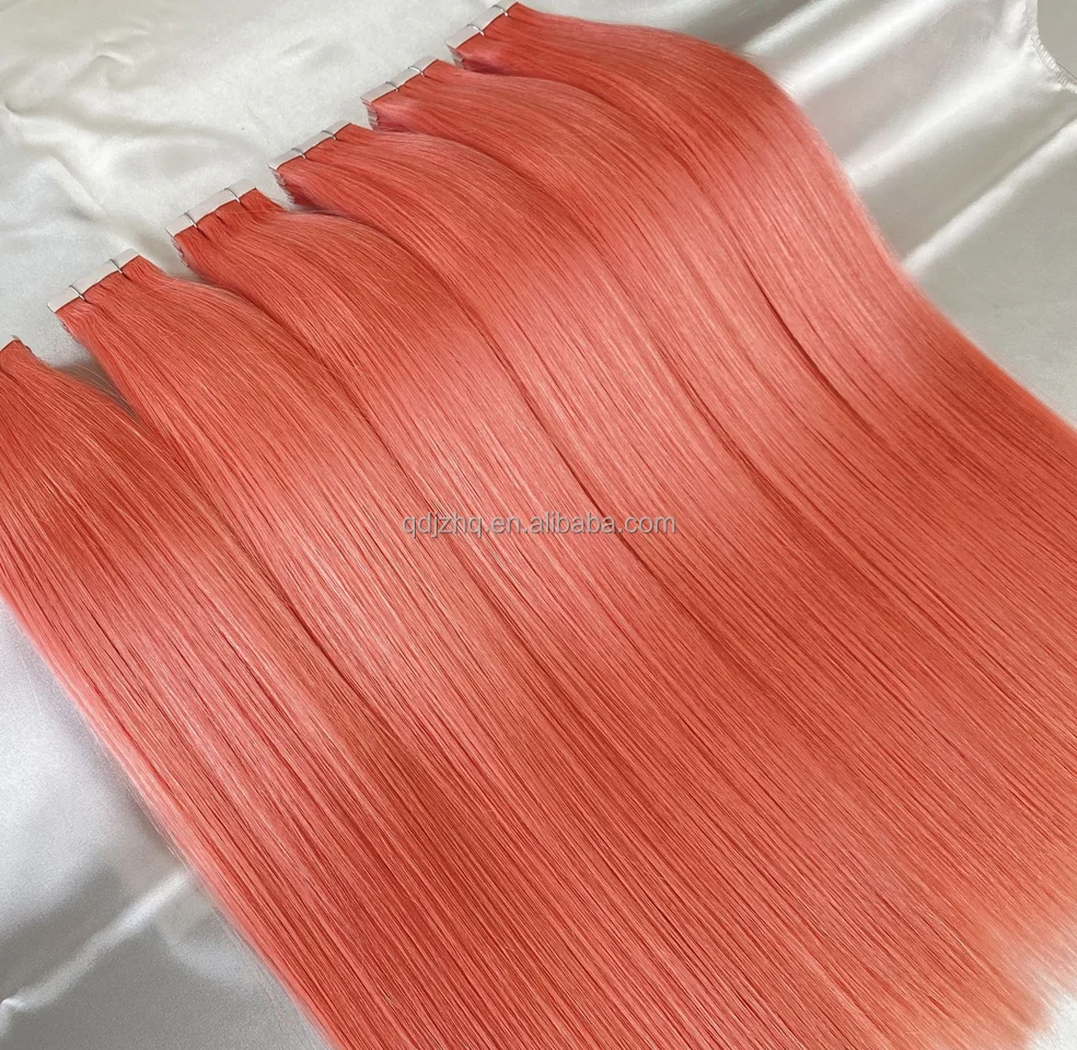 Top quality cambodian tape in hair  extension tape ins cuticle aligned human hair slim tape in hair extensions