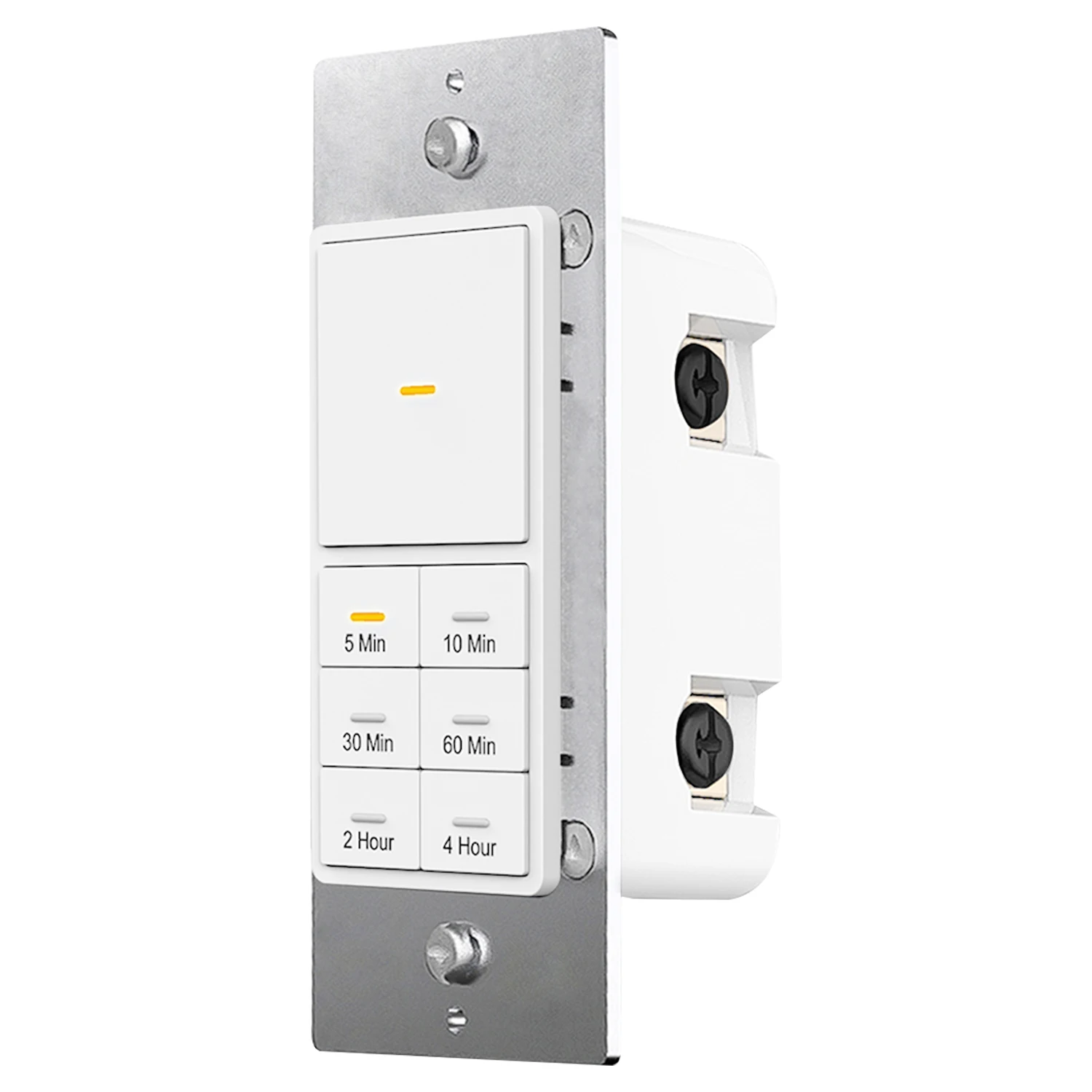 120VAC 60Hz 1800W 4 Hour Electrical Wall Timer Switch Single Pole Time Switch For Bathroom Fan