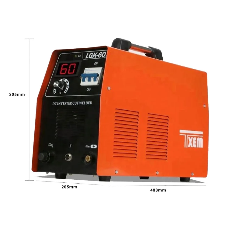 Eco price mini portable inverter air cnc plasma cutter machine LGK CUT-60