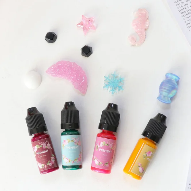 Cross-border Amazon highly concentrated non-discoloring universal 24-color UV epoxy resin color concentrate