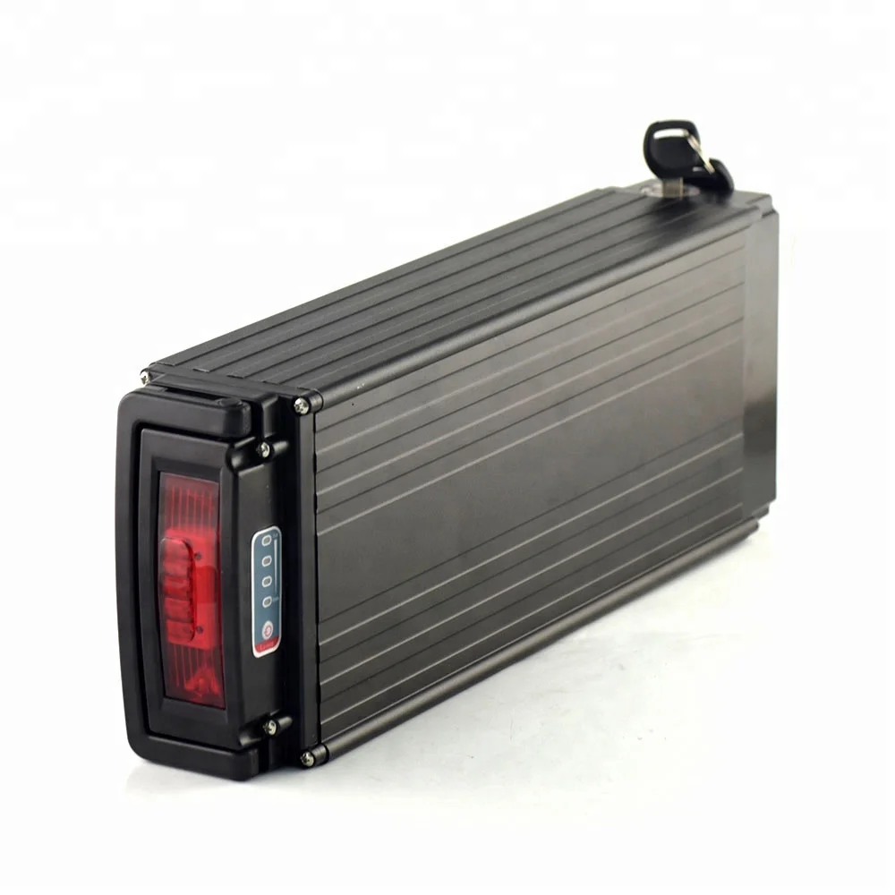 Rear rack 48v 30ah lithium ion battery pack for electric bike motor 1500w