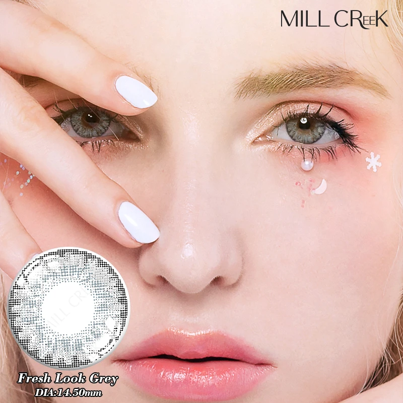 Mill Creek yearly disposable color contact lens big eyes lens candy anime colored contact lenses