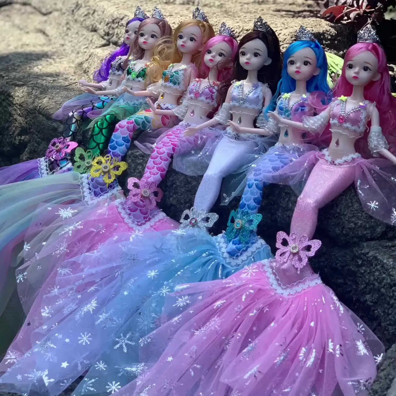 Новинка, Лидер продаж, кукла русалки с хвостом 45 см, игрушка для девочек, детская игрушка на день рождения