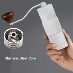 Diguo Portable Cordless Aluminium Ally FX Manual Coffee Grinder With Big 30g Capacity For Commercial Use