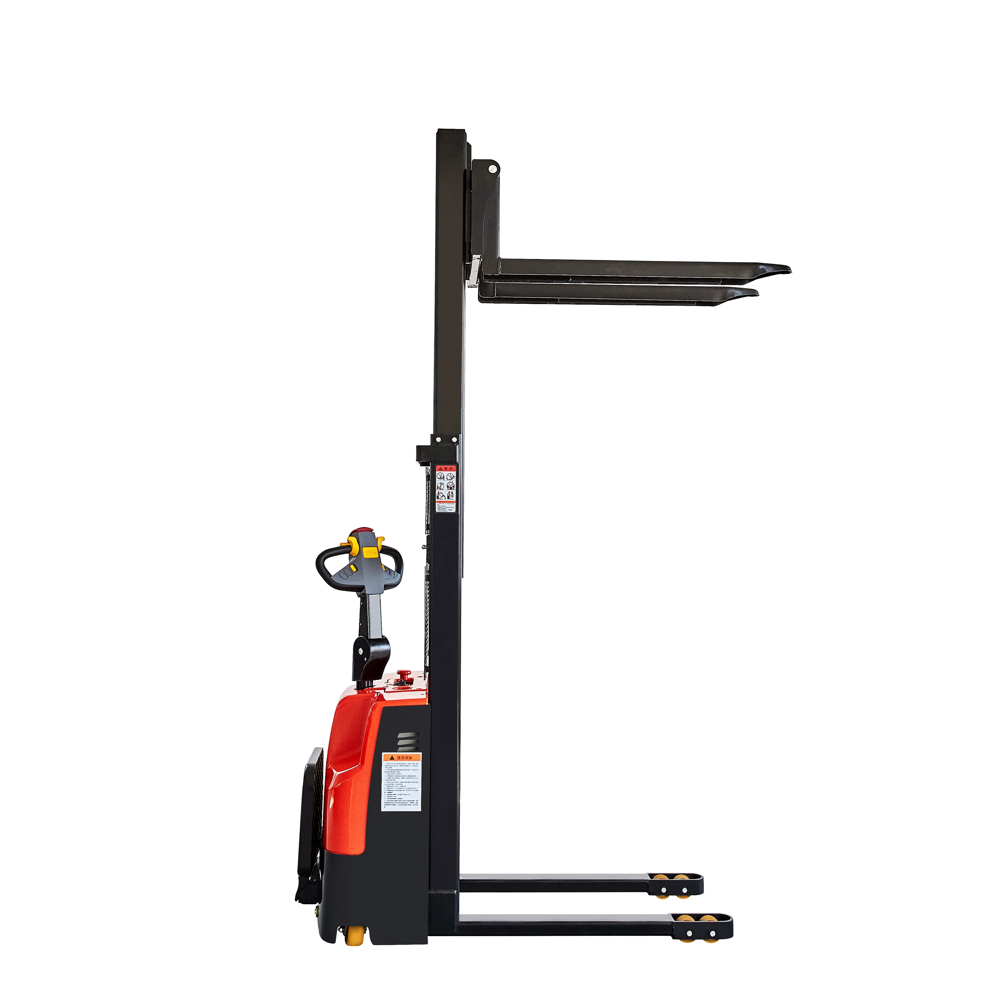 1Ton Hydraulic Drive Electric Pallet Truck Fork Lift Stacker for Manufacturing Plant