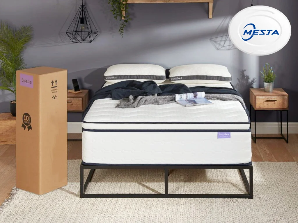 Hotel Mattress Memory Bed With Pillow Foam Top Bamboo Orthopedic Rolled Up In A Box Mattress