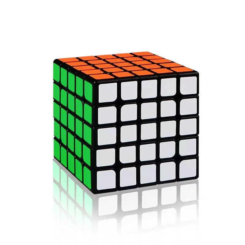 Лидер продаж пластиковый скоростной магический куб из АБС-пластика 5x5 3D-пазл без наклеек обучающая игрушка для детей и взрослых